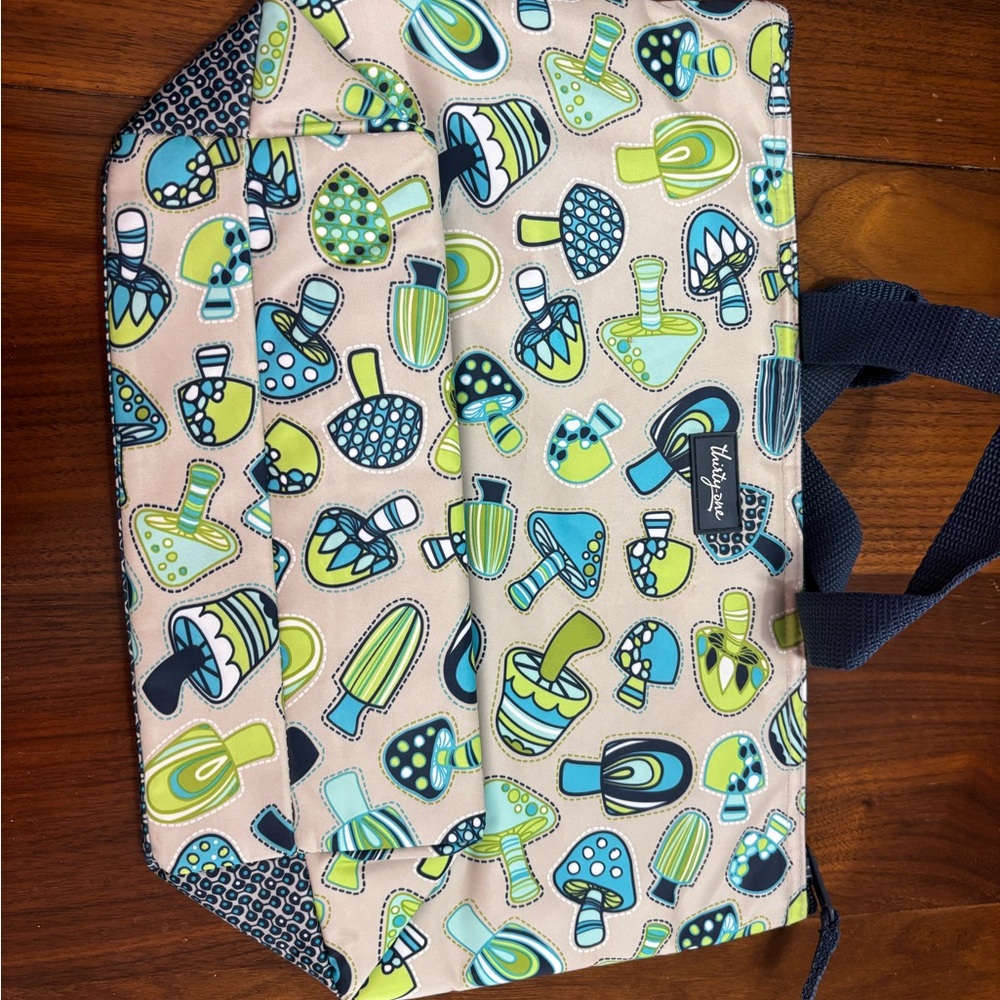 Thirty-One Blue and Green Tote Bag